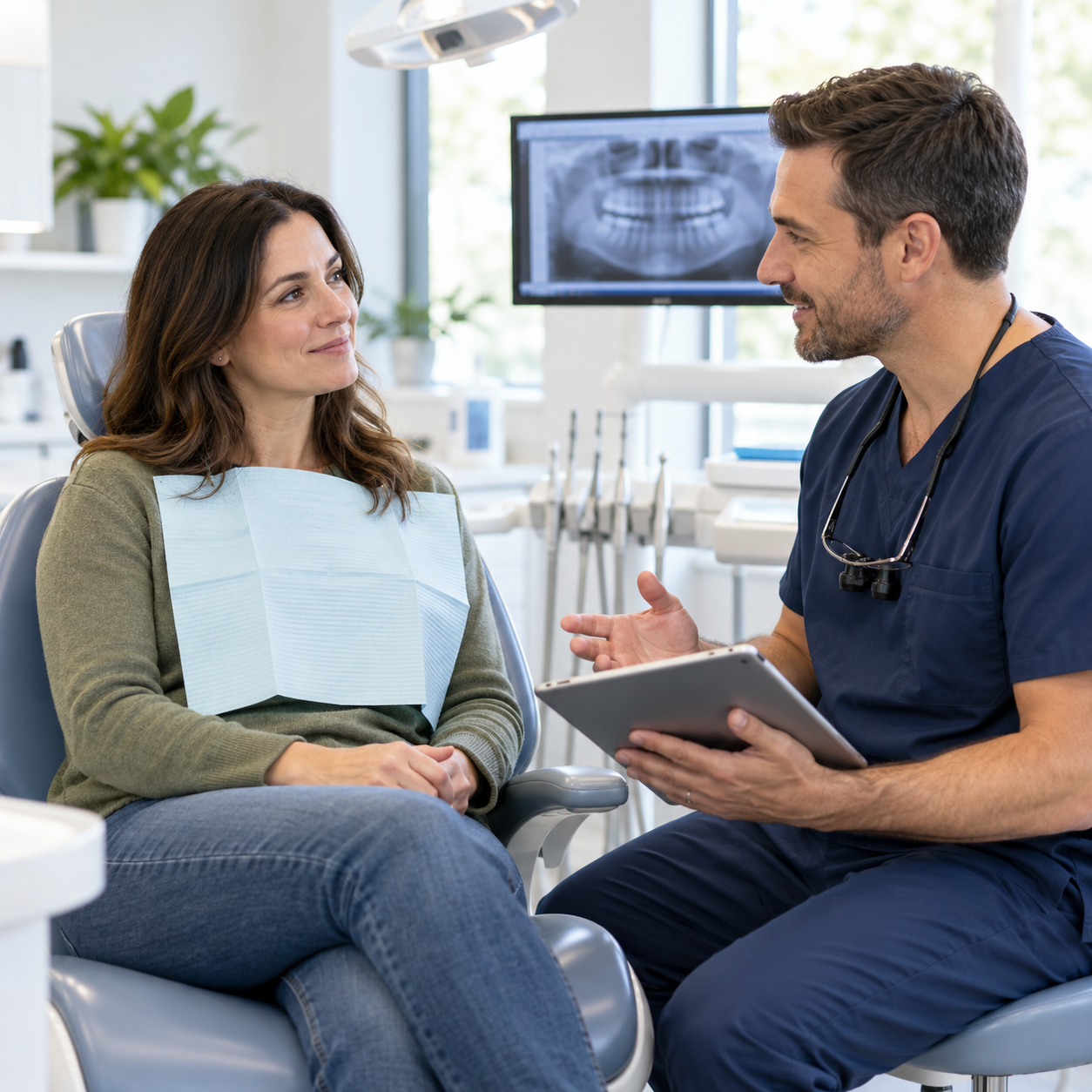 first dental visit after years